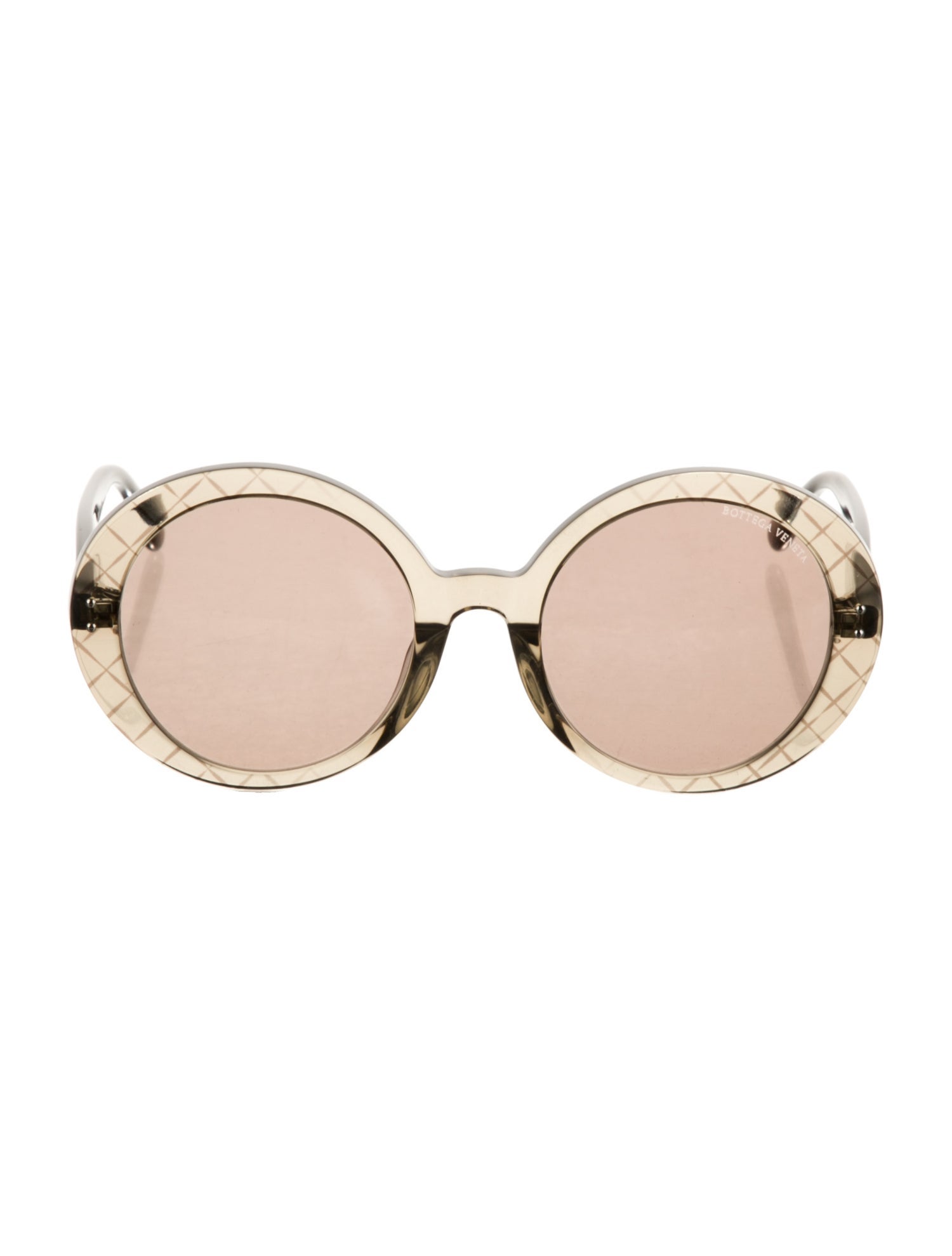 Bottega Veneta Intrecciato Weave Oversize Sunglasses w/ Tags