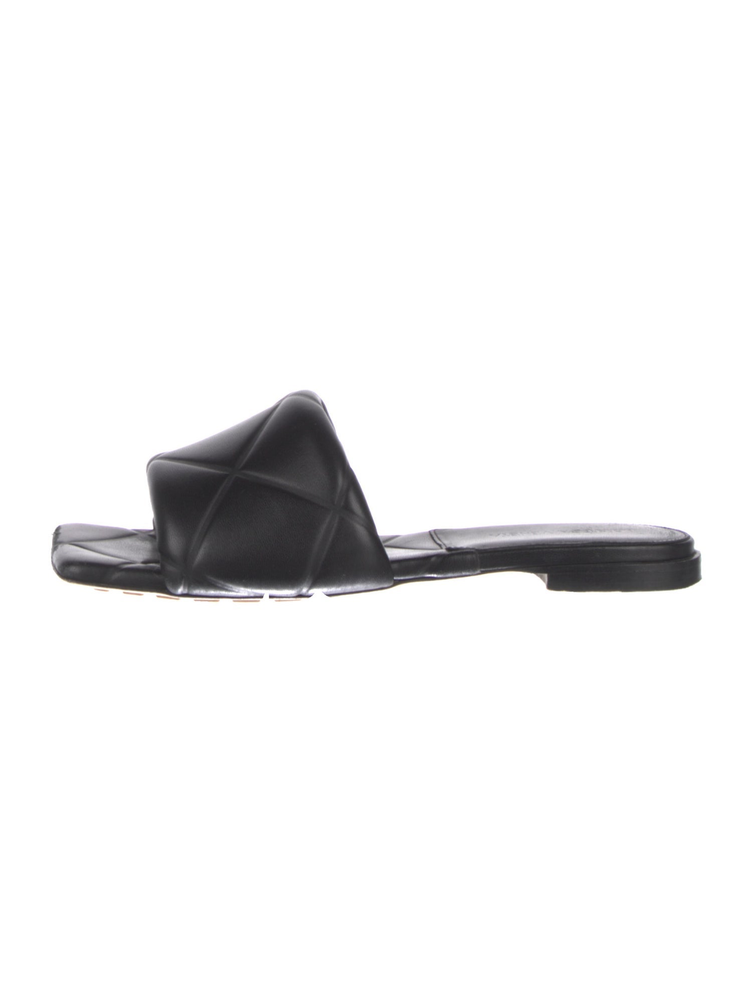 Bottega Veneta Intrecciato Weave Leather Slides