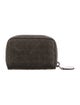 Bottega Veneta Zip Coin Purse Intrecciato Weave Wallet