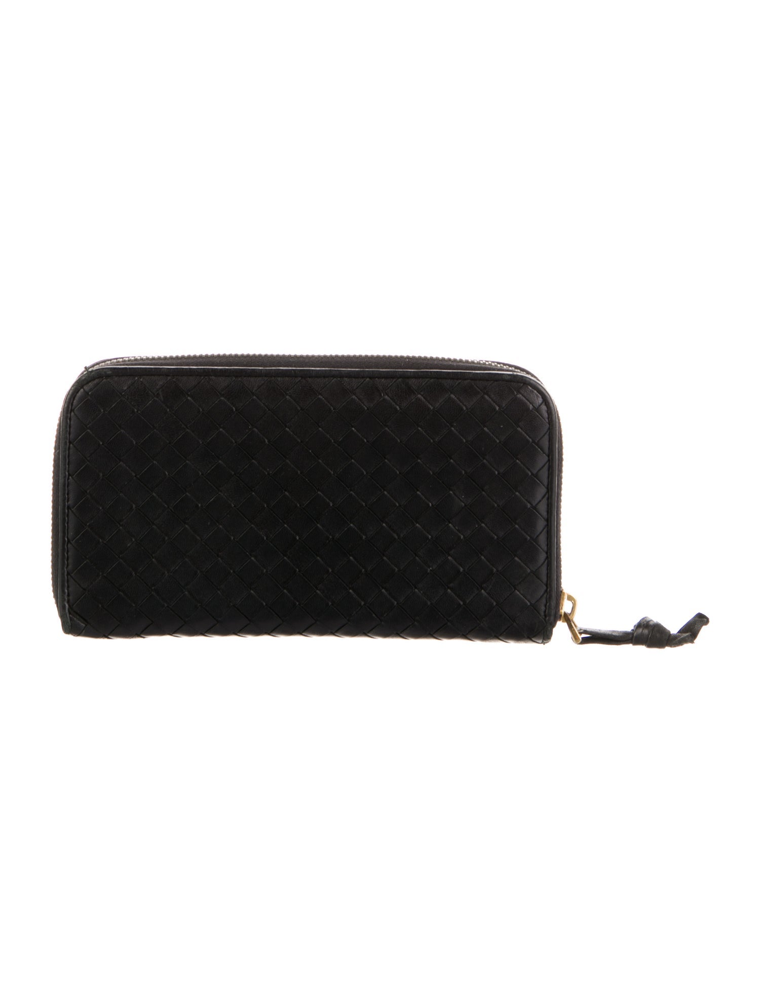 Bottega Veneta Intrecciato Weave Leather Continental Wallet