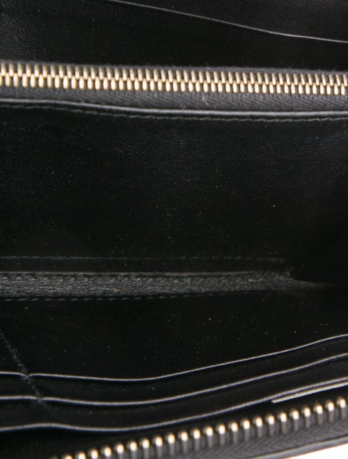 Bottega Veneta Intrecciato Weave Leather Continental Wallet