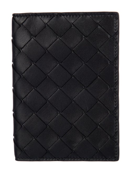 Bottega Veneta Passport Holder Intrecciato Weave Wallet