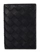 Bottega Veneta Passport Holder Intrecciato Weave Wallet