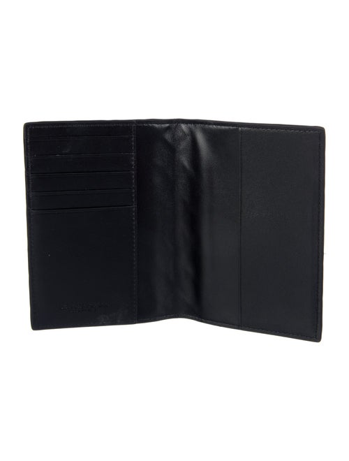 Bottega Veneta Passport Holder Intrecciato Weave Wallet