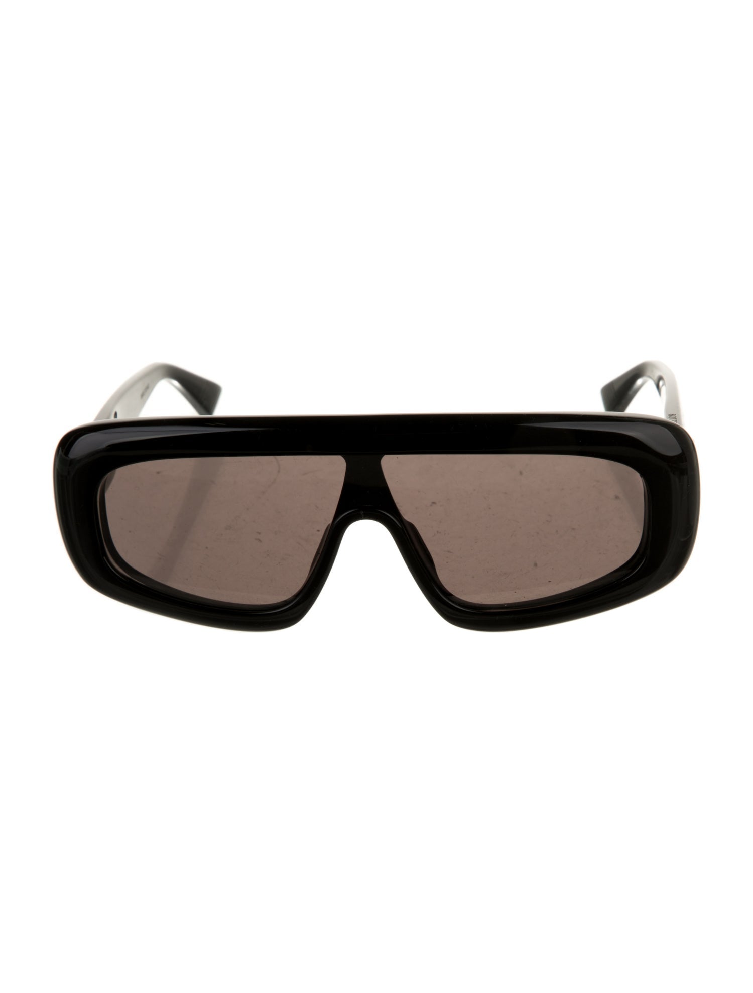 Bottega Veneta Intrecciato Weave Shield Sunglasses