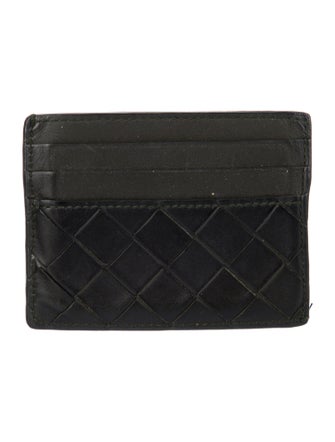 Bottega Veneta Intrecciato Weave Leather Wallet