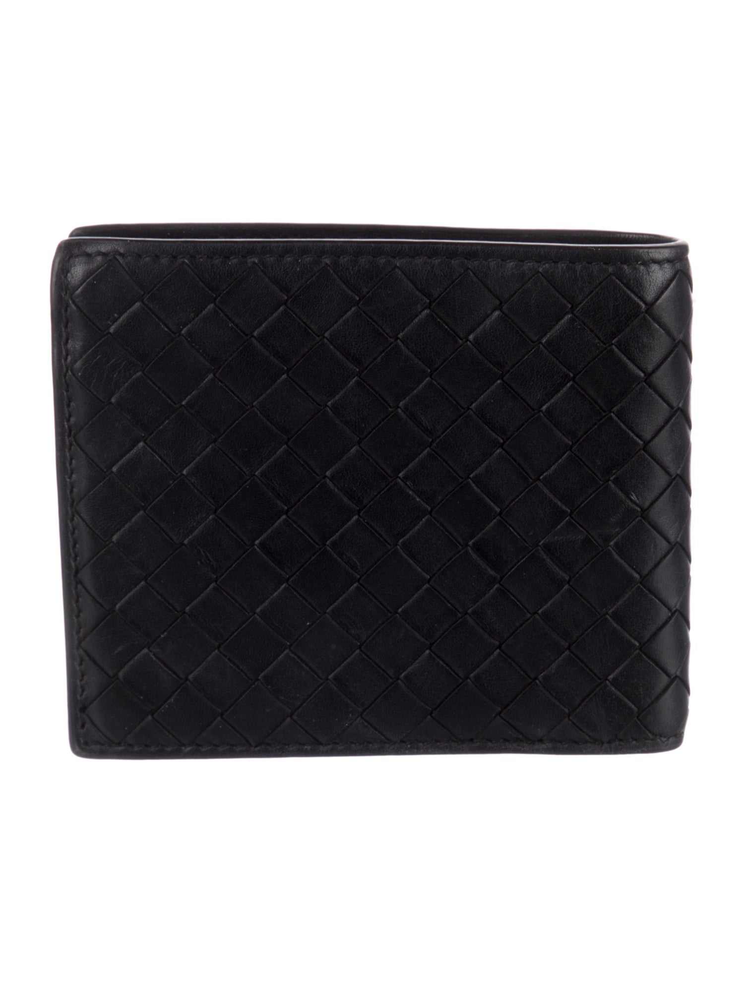 Bottega Veneta Intrecciato Weave Leather Bifold Wallet