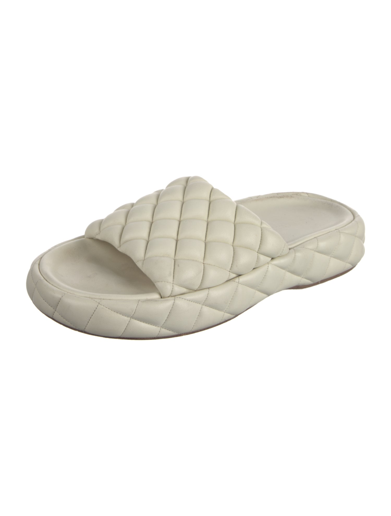 Bottega Veneta Leather Slides