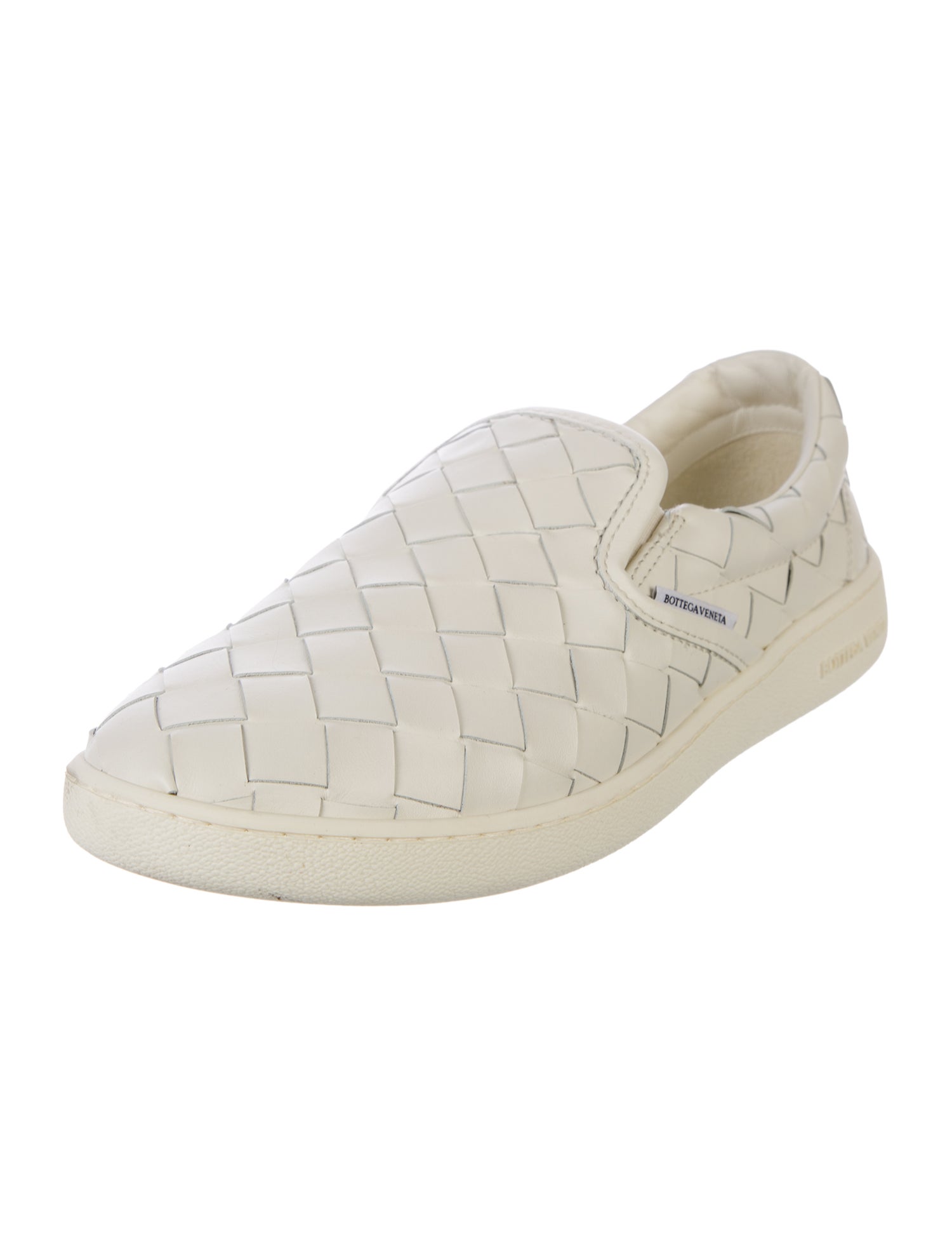 Bottega Veneta Intrecciato Weave Leather Flats