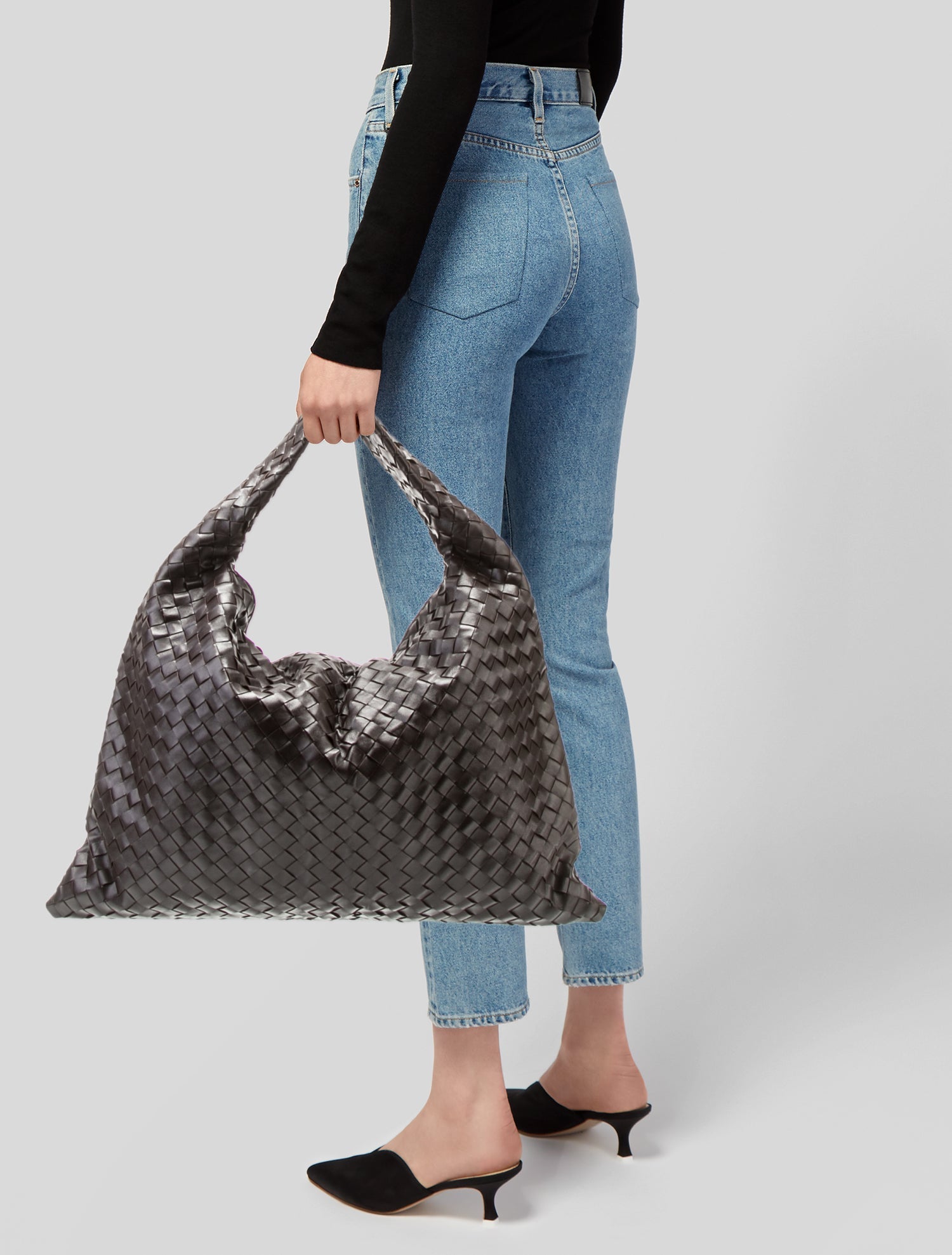 Bottega Veneta Intrecciato Hop Large