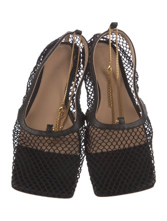Bottega Veneta Mesh Chain-Link Accents Ballet Flats