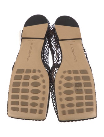 Bottega Veneta Mesh Chain-Link Accents Ballet Flats