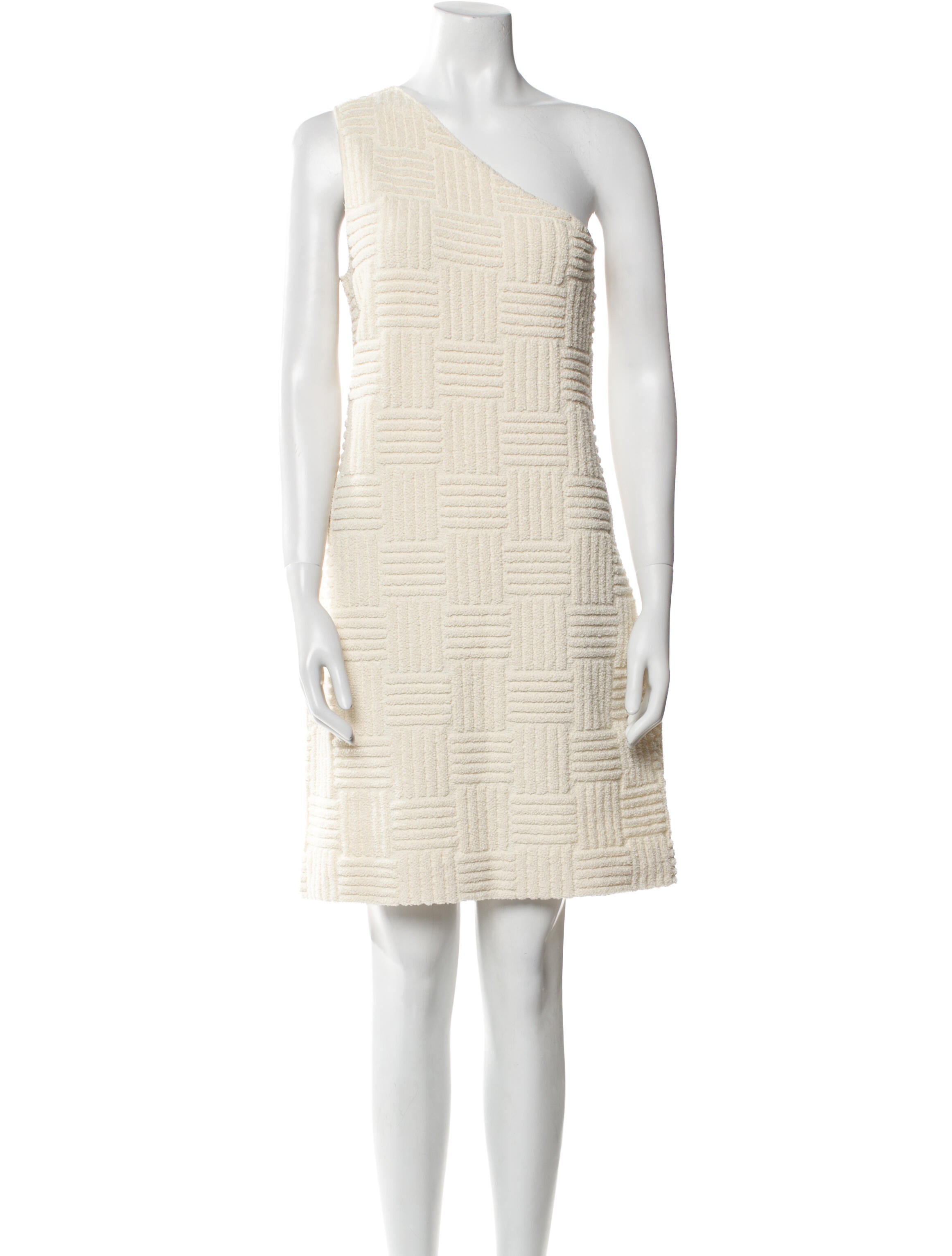 Bottega Veneta One-Shoulder Knee-Length Dress