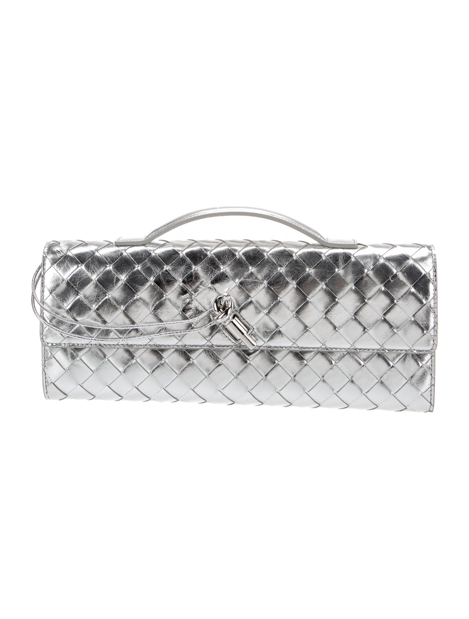 Bottega Veneta Intrecciato Nappa Intrecciato Long Andiamo Top Handle Bag