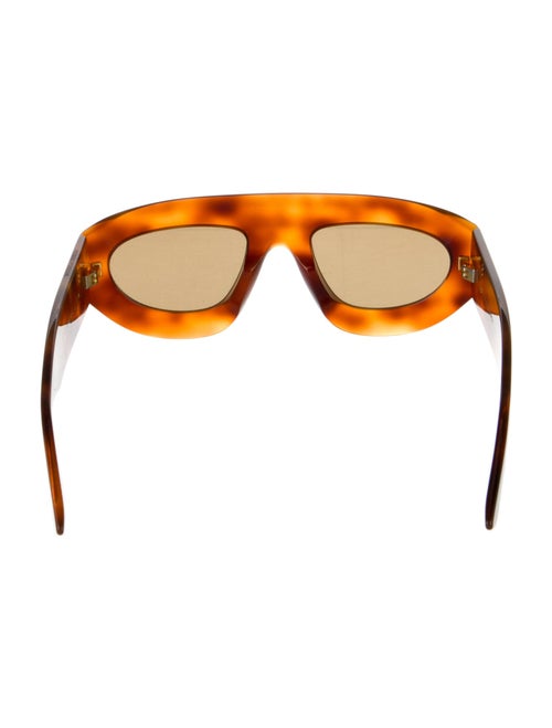 Bottega Veneta Shield Mirrored Sunglasses