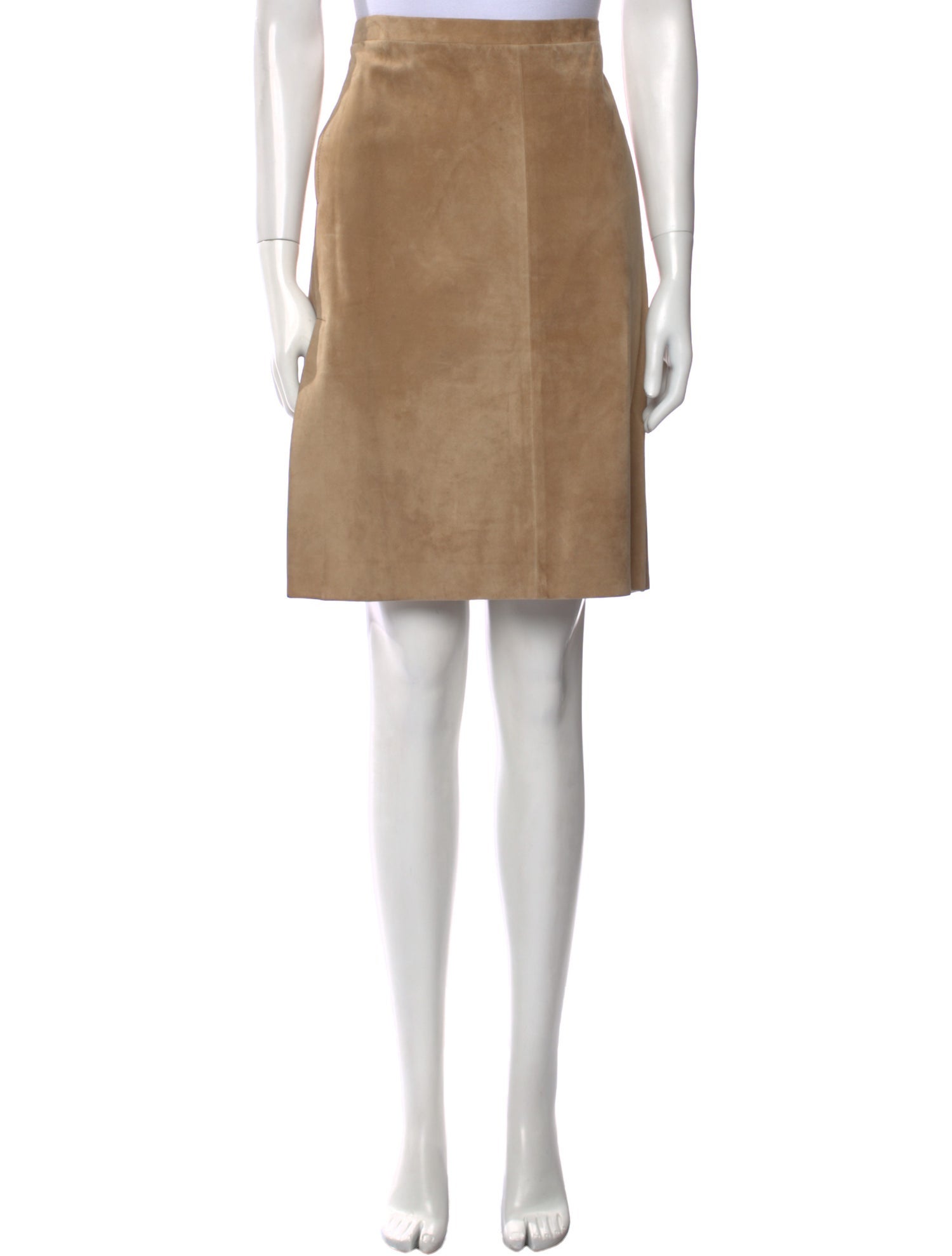 Bottega Veneta Leather Knee-Length Skirt