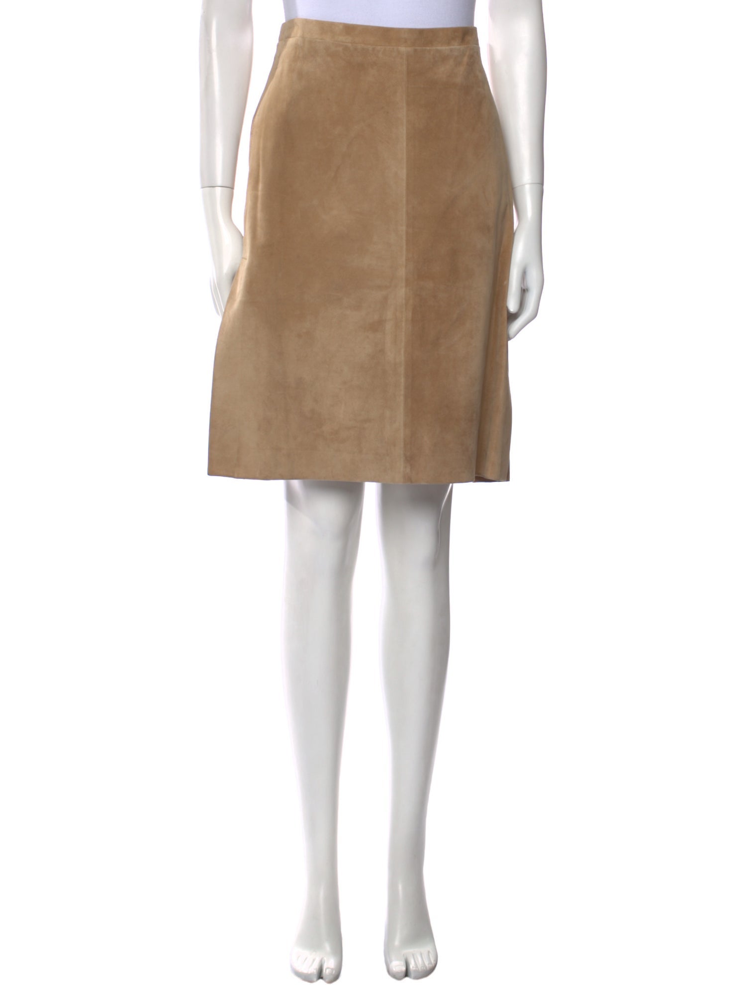 Bottega Veneta Leather Knee-Length Skirt