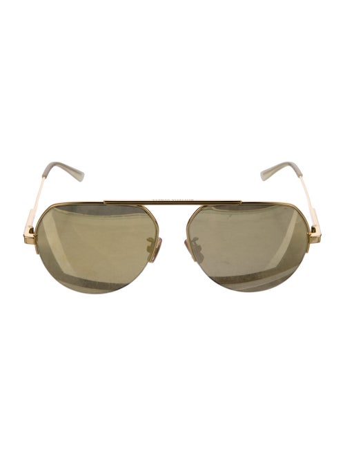 Bottega Veneta Aviator Tinted Sunglasses