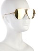 Bottega Veneta Aviator Tinted Sunglasses