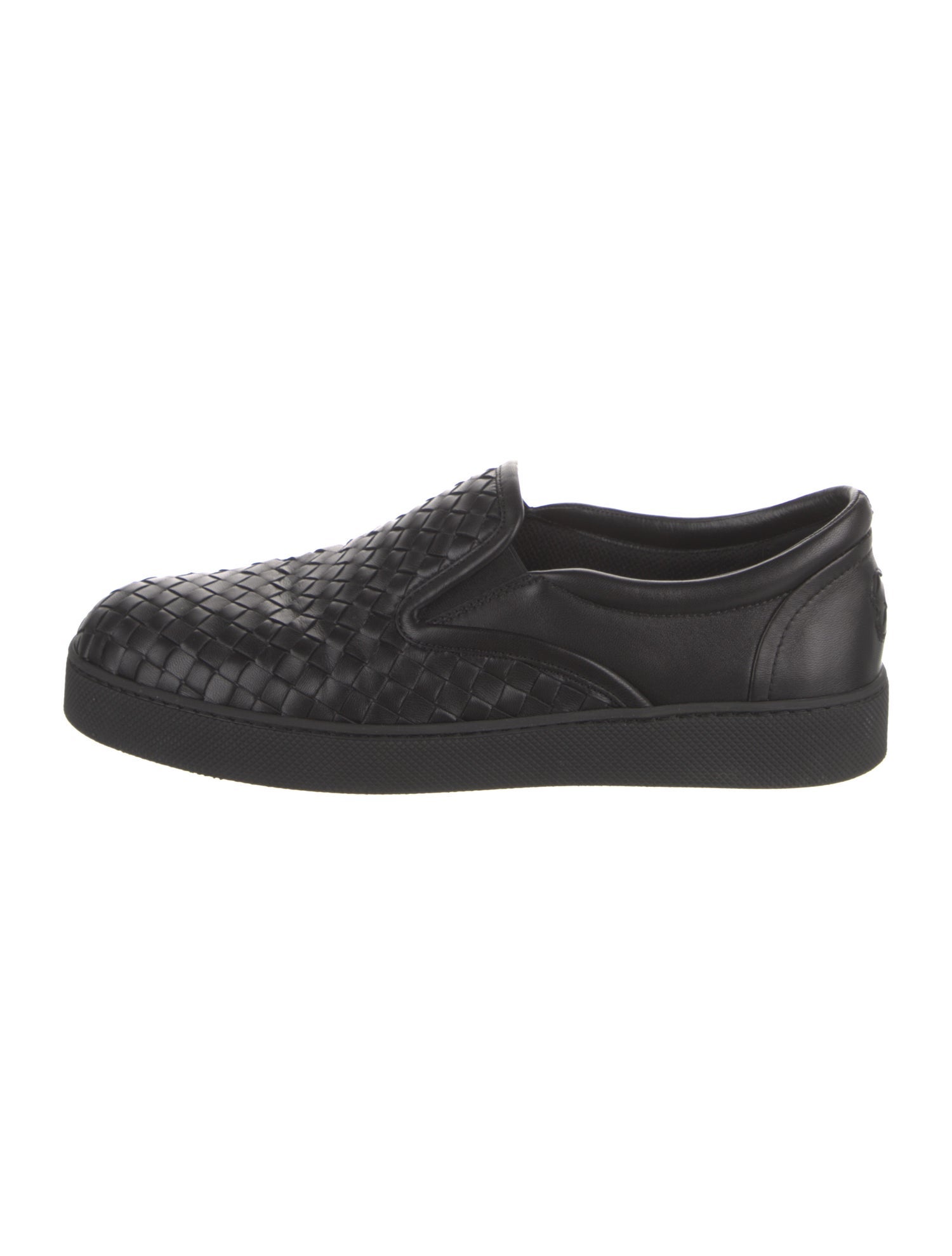 Bottega Veneta Intrecciato Weave Leather Sneakers