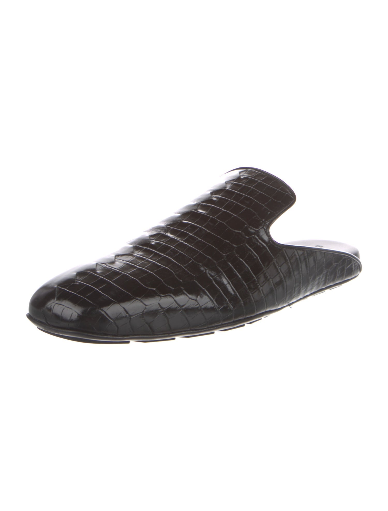 Bottega Veneta Intrecciato Weave Leather Slippers