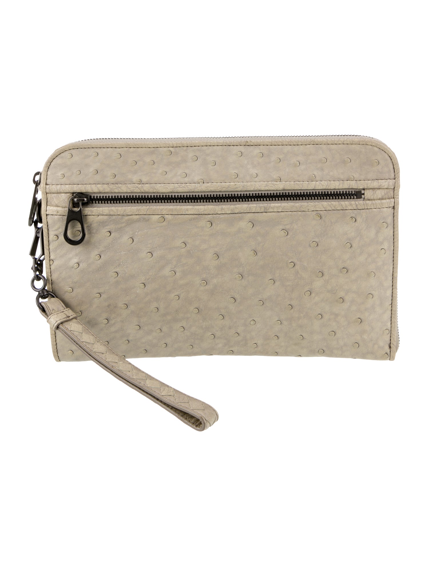Bottega Veneta Ostrich Clutch