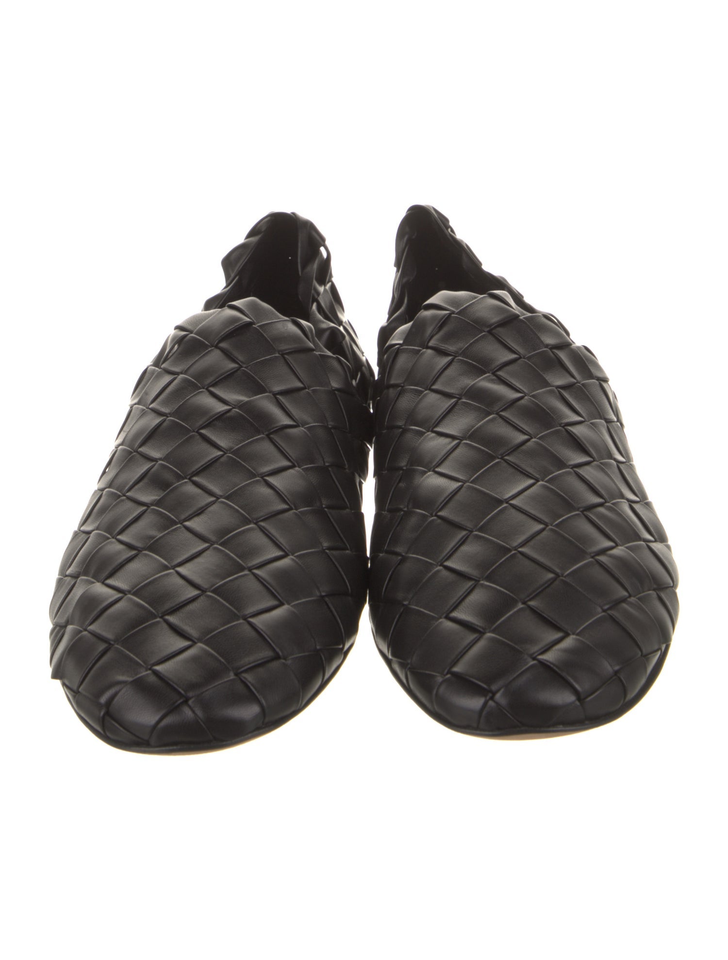Bottega Veneta Intrecciato Weave Leather Dress Loafers