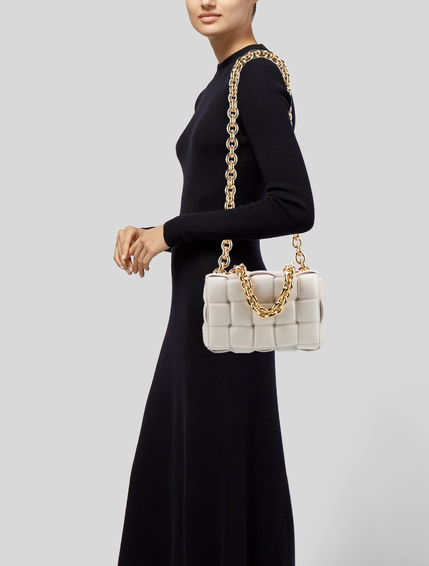 Bottega Veneta Intrecciato Chain Padded Cassette