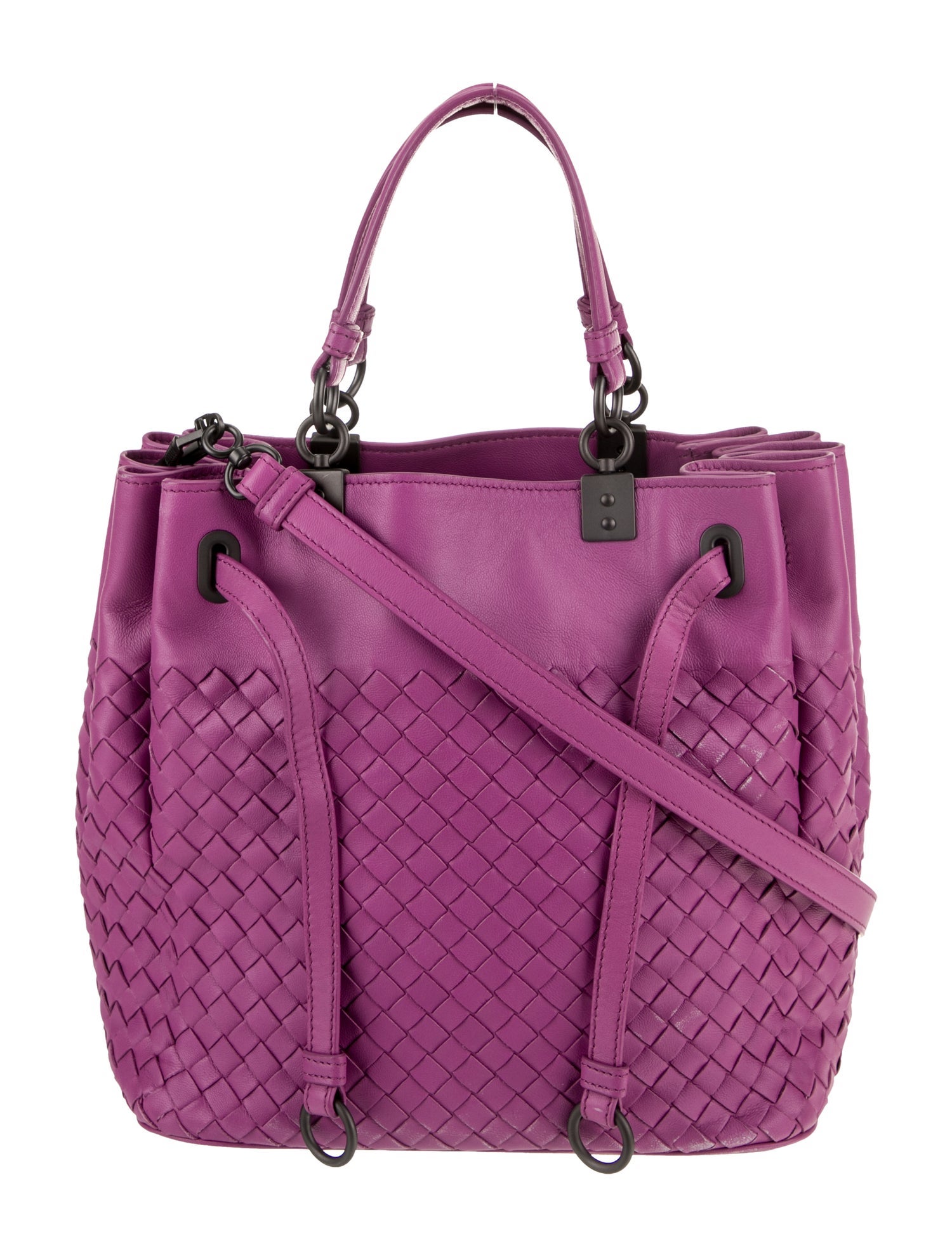 Bottega Veneta Leather Top Handle Bag