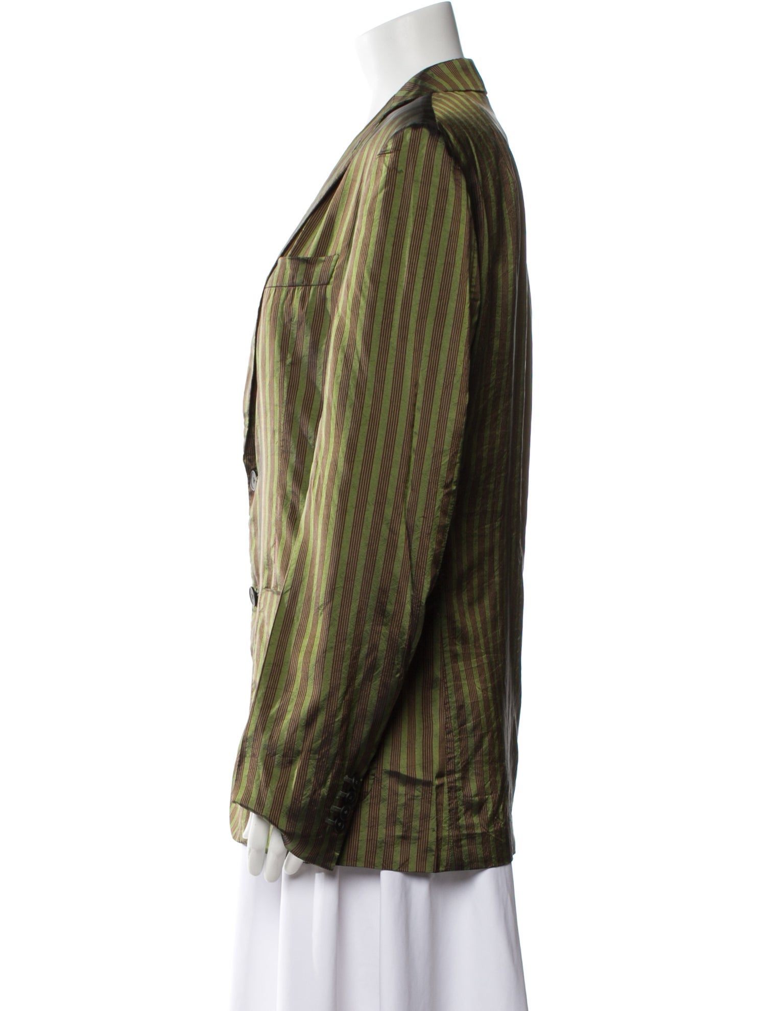 Bottega Veneta Plaid Print Blazer w/ Tags