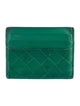 Bottega Veneta Card Holder Intrecciato Weave Card Holder