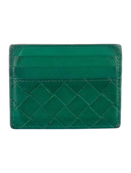 Bottega Veneta Card Holder Intrecciato Weave Card Holder
