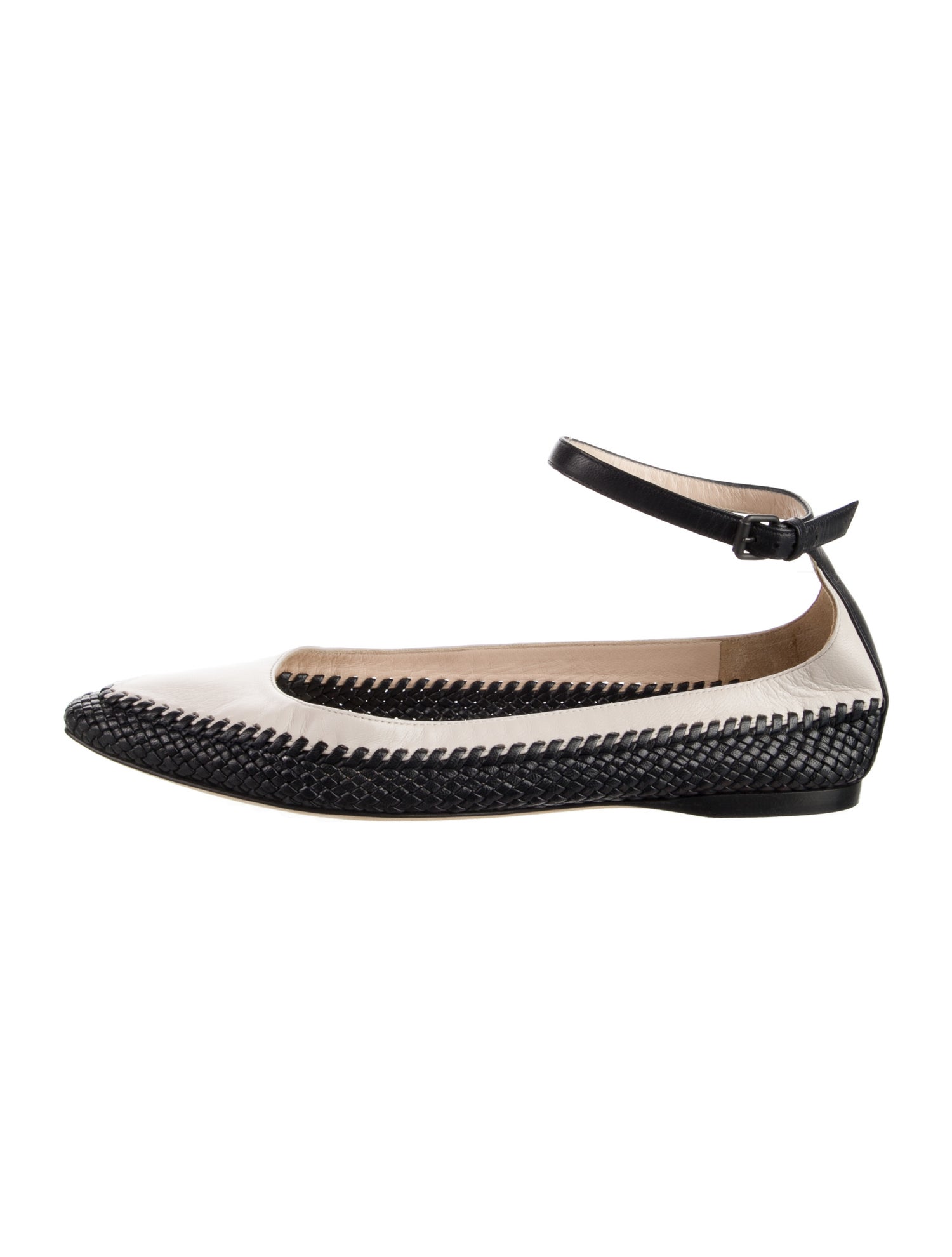 Bottega Veneta Intrecciato Weave Leather Flats