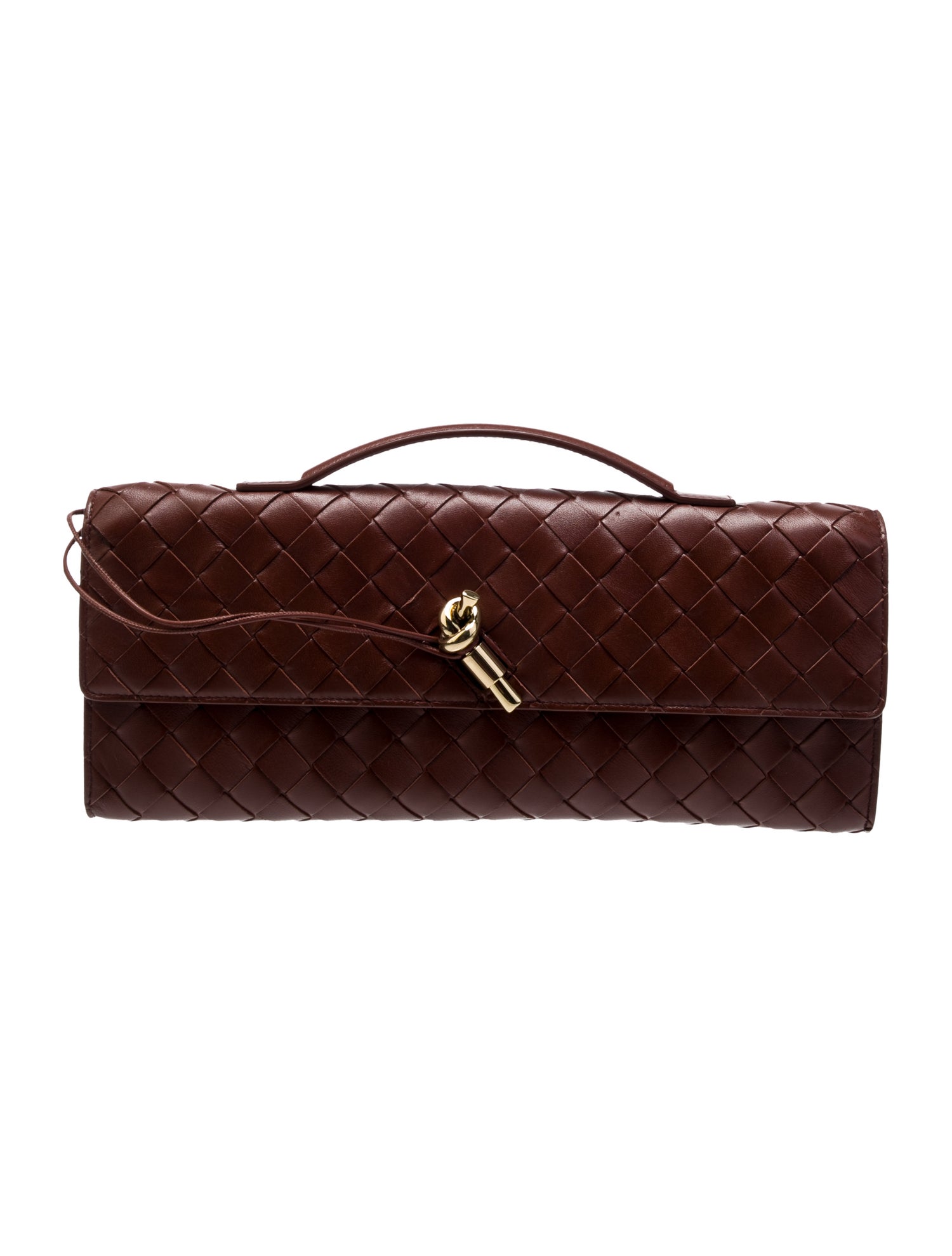 Bottega Veneta Intrecciato Andiamo Clutch Small