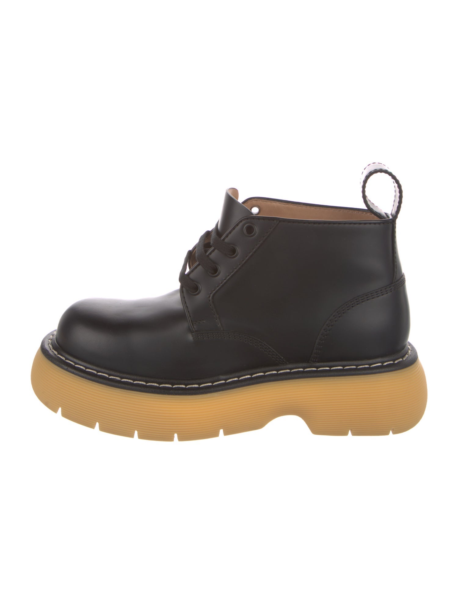 Bottega Veneta Leather Combat Boots
