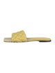 Bottega Veneta Quilted Pattern Leather Slides