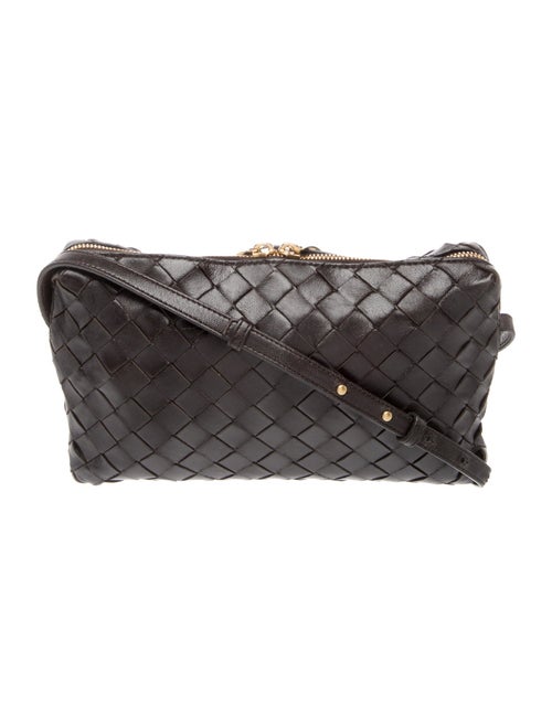Bottega Veneta Intrecciato Messenger Bag Small