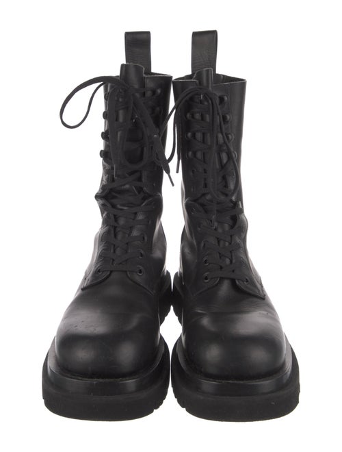 Bottega Veneta Leather Combat Boots