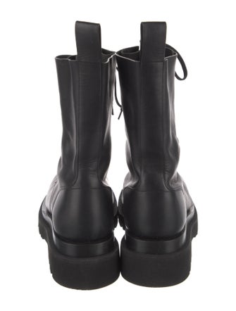 Bottega Veneta Leather Combat Boots