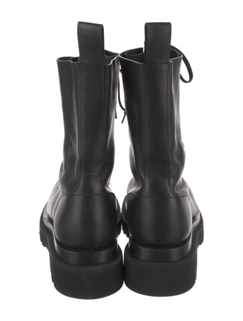 Bottega Veneta Leather Combat Boots