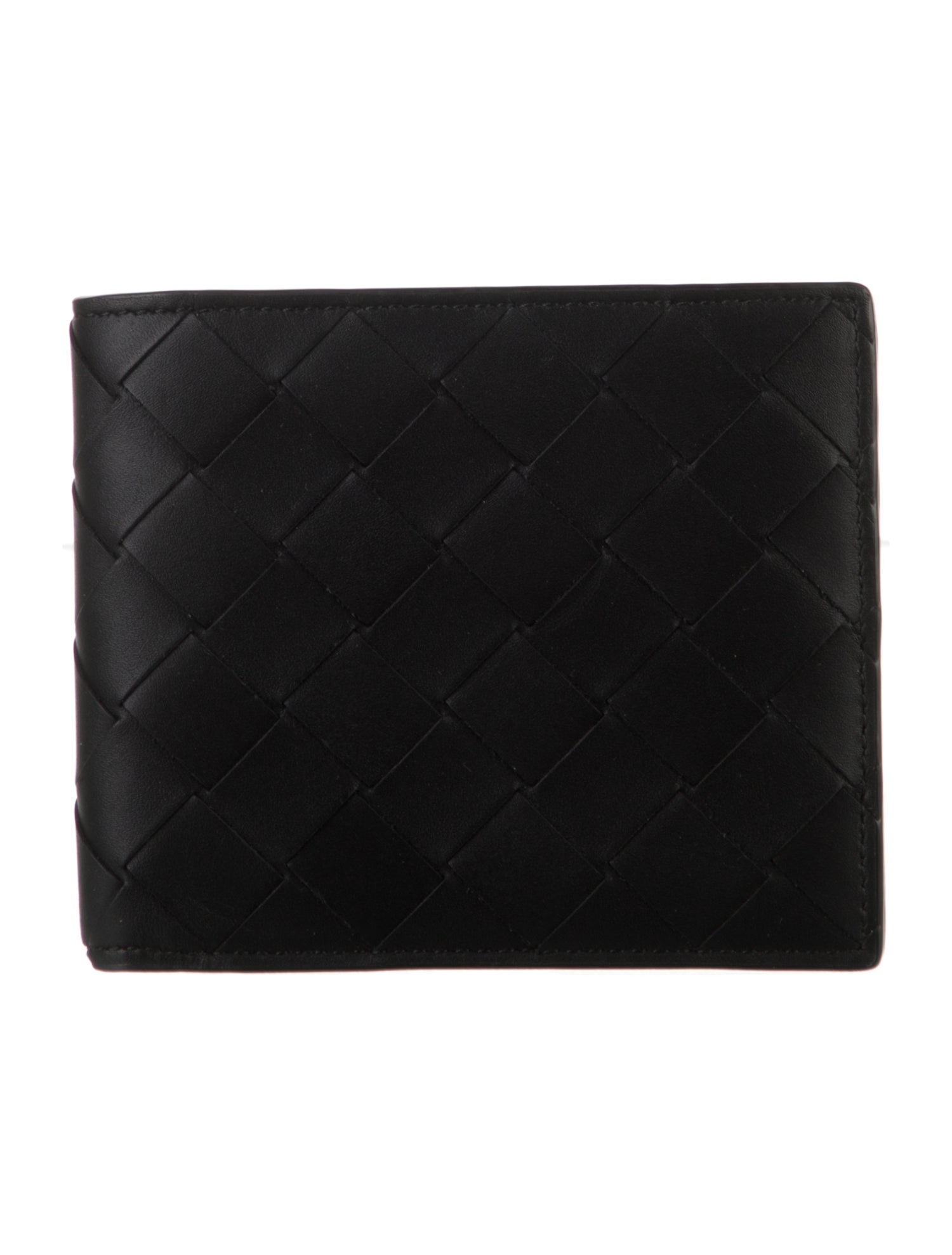 Bottega Veneta Intrecciato Weave Leather Bifold Wallet