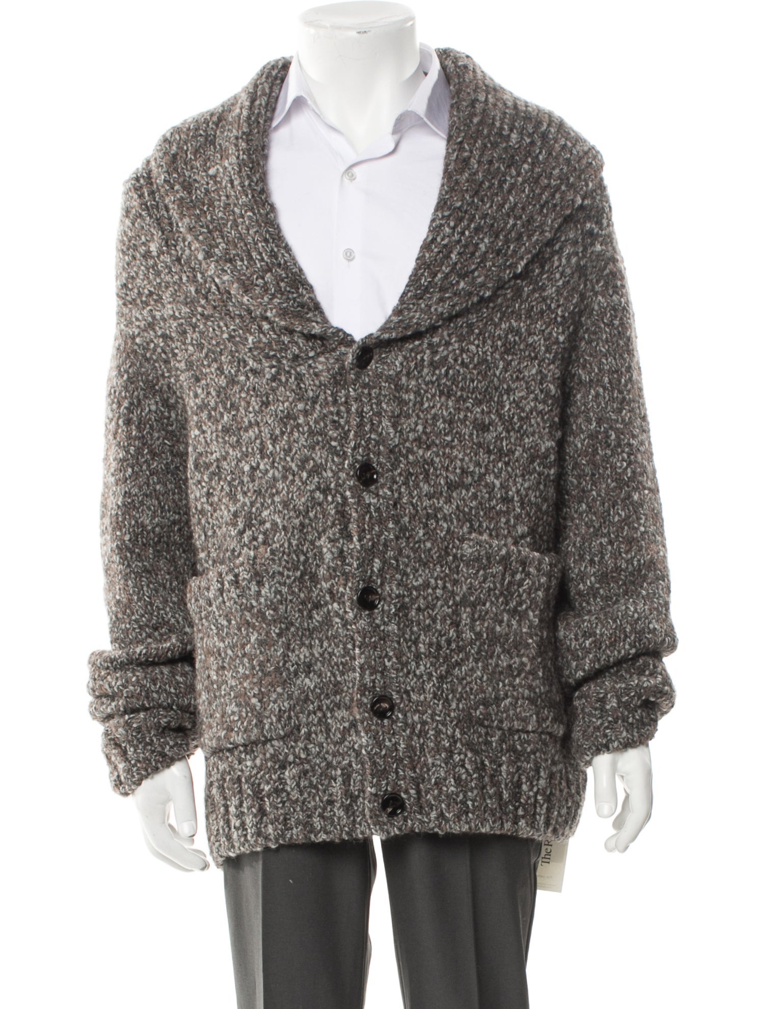 Bottega Veneta Printed V-Neck Cardigan