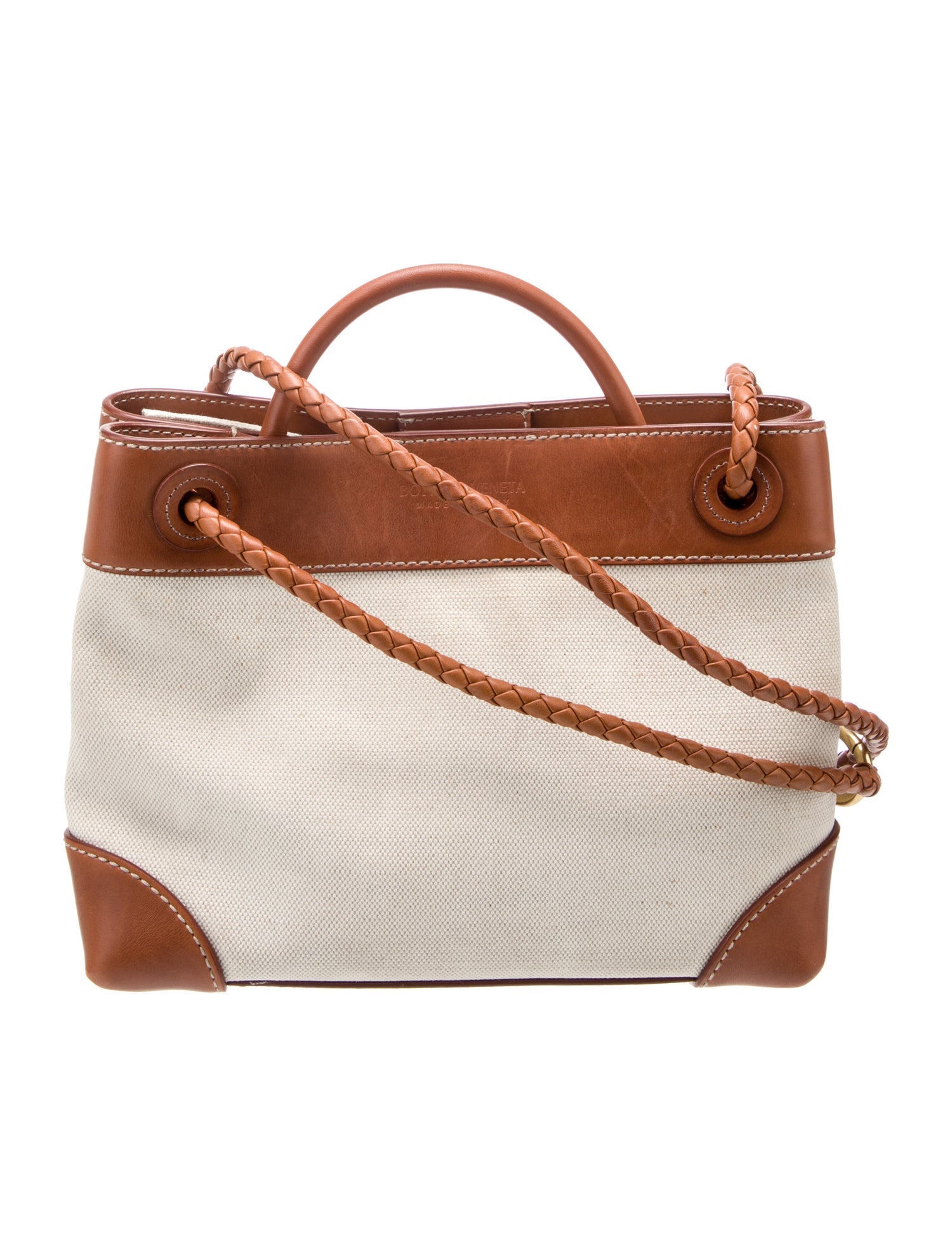 Bottega Veneta Canvas Andiamo Small