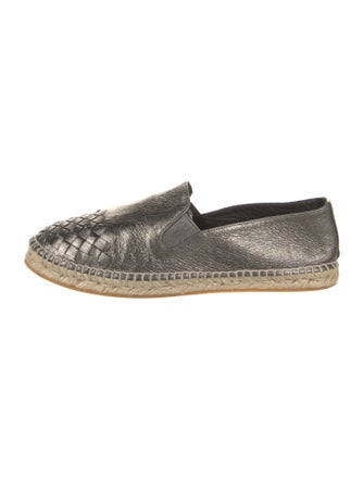 Bottega Veneta Intrecciato Weave Leather Espadrilles