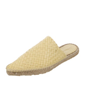 Bottega Veneta Intrecciato Weave Leather Espadrilles