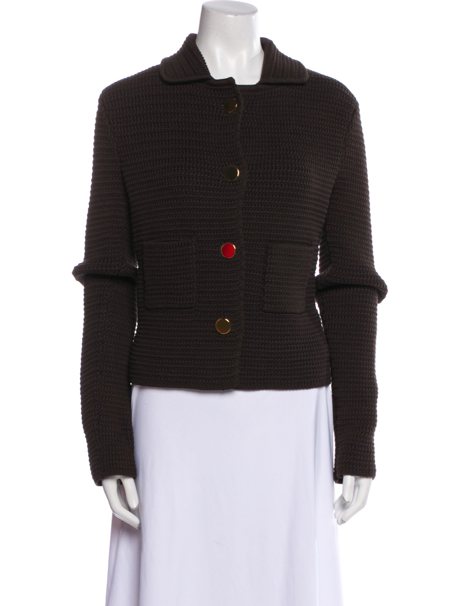 Bottega Veneta Tweed Pattern Evening Jacket w/ Tags