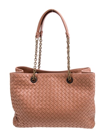 Bottega Veneta Intrecciato Chain Tote Medium