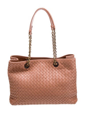 Bottega Veneta Intrecciato Chain Tote Medium
