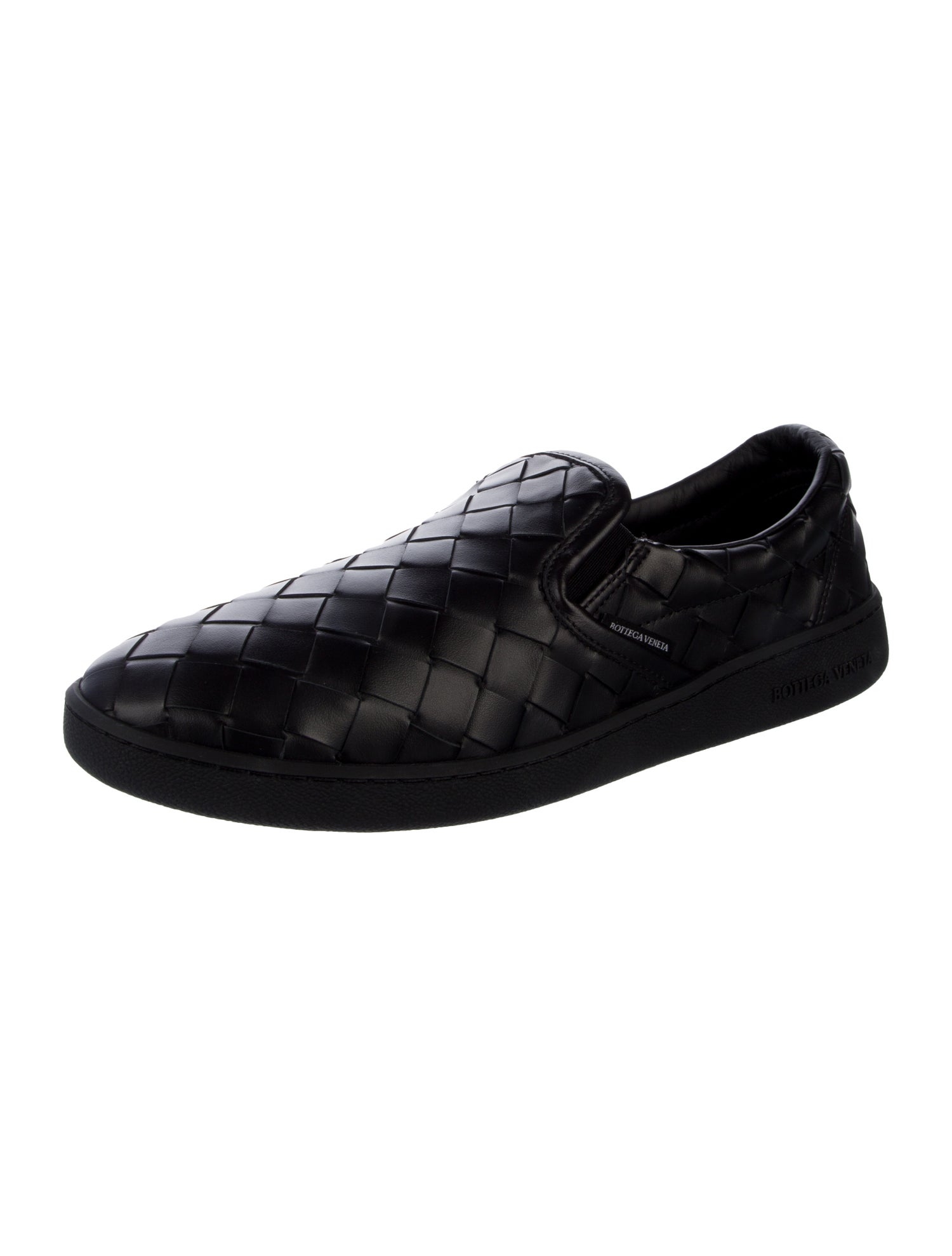 Bottega Veneta Intrecciato Weave Leather Sneakers