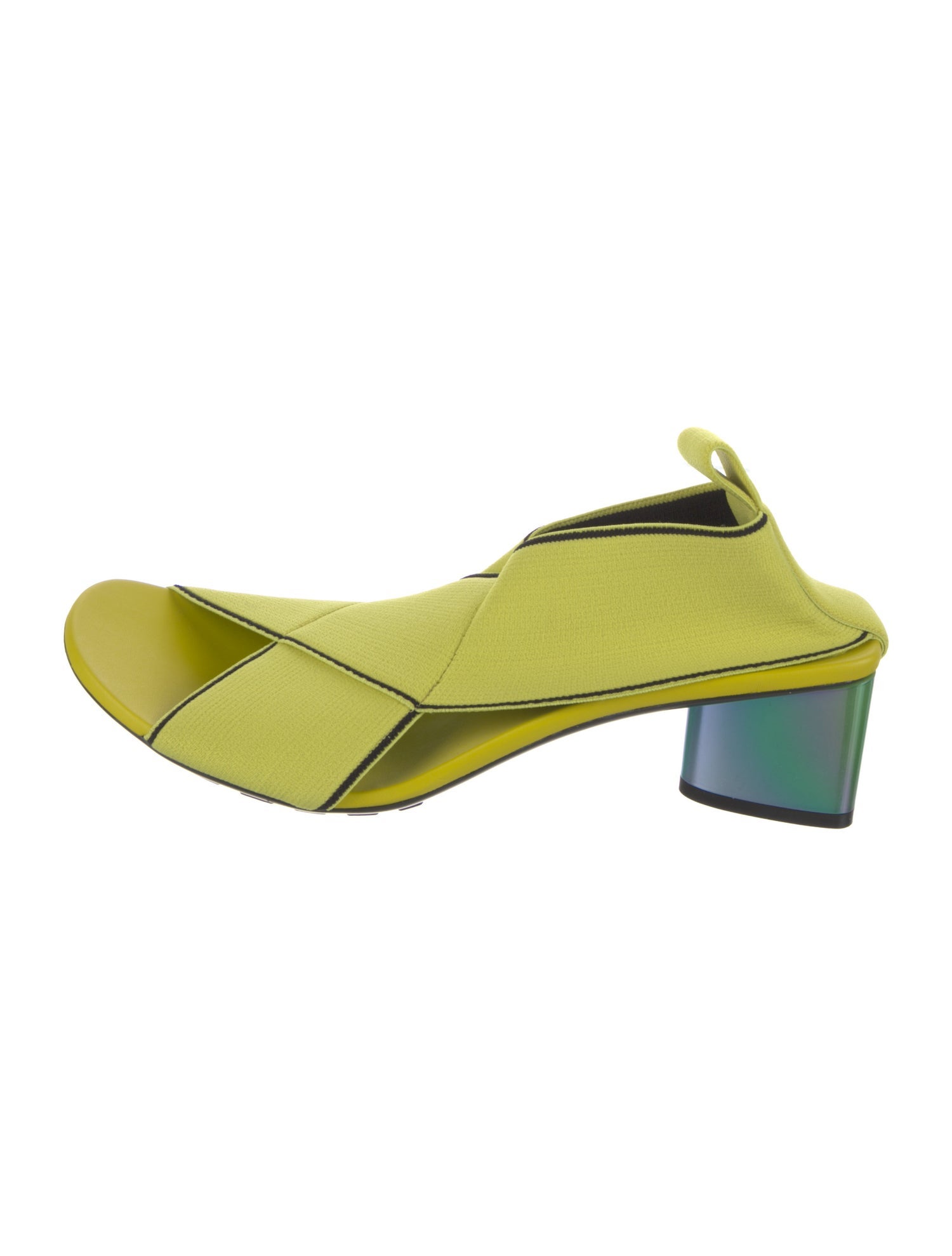 Bottega Veneta Embroidered Accent Slingback Sandals